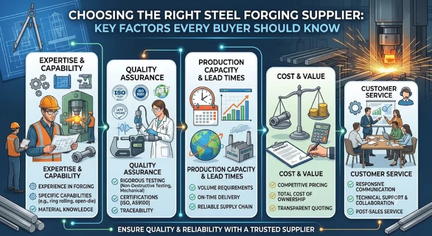 Choosing the Right Steel Forging Supplier: Key Factors Every Buyer Should Know