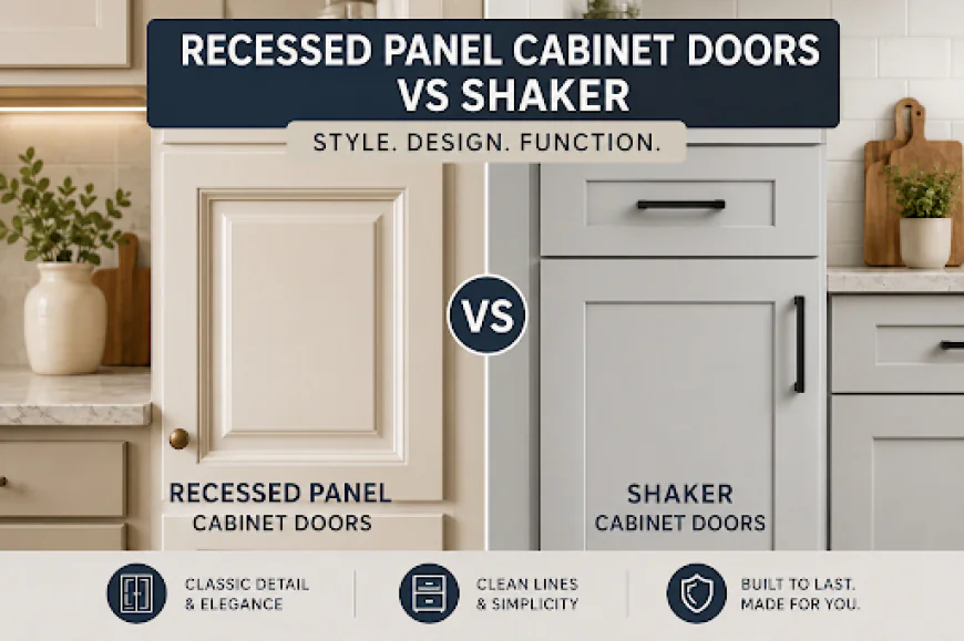Recessed Panel Cabinet Doors vs Shaker: Which Style Fits Your Kitchen