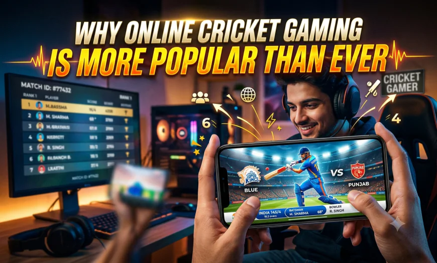 Why Online Cricket Gaming Is More Popular Than Ever