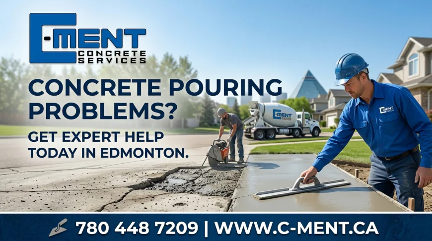 Concrete Pouring Problems? Get Expert Help Today In Edmonton