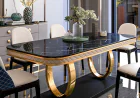 PVD Dining Table for Luxury and Modern Dining Spaces