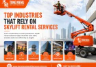 Top Industries That Rely on Skylift Rental Services