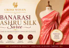 Mashru Silk Saree – Timeless Elegance in Handwoven Banarasi Silk