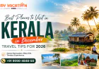 Best Places to Visit in Kerala in December: Travel Tips for 2026
