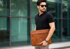 Leather File Folder for Office, Meetings, and Business Travel