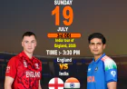 Countdown to Cricket History: What to Expect from the Diamondexch ID During the 3rd ODI England vs. India on July 19, 2026 at 3:30 PM,