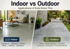 Indoor vs Outdoor Applications of Kota Stone Tiles