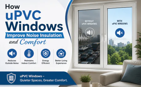 How uPVC Windows Improve Noise Insulation and Comfort