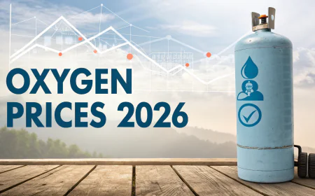 Oxygen Prices Index Analysis with Quarterly Trend and Forecast Prices Chart