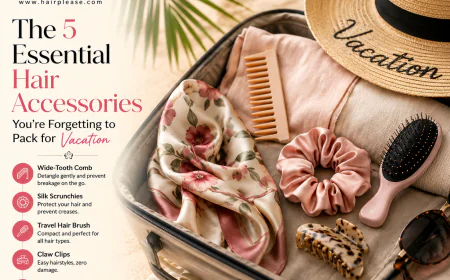 The 5 Essential Hair Accessories You’re Forgetting to Pack for Vacation