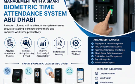 Improve Workforce Management with a Smart Biometric Time Attendance System Abu Dhabi