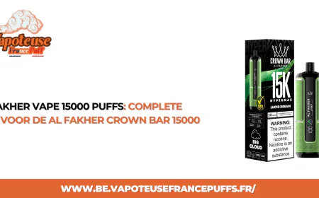 Al Fakher Vape 15000 Puffs: Complete Gids voor de Al Fakher Crown Bar 15000