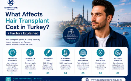 What Affects Hair Transplant Cost in Turkey? 7 Factors Explained