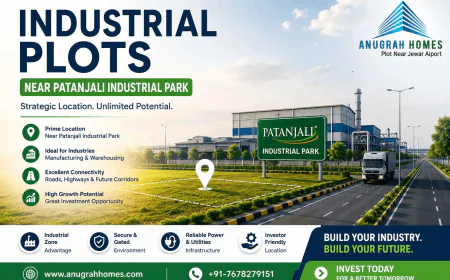 Industrial Plots Near Patanjali Industrial Park, YEIDA Sector 24 | Anugrah Homes