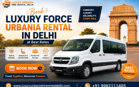 Luxury Force Urbania Rental in Delhi – Travel in Comfort and Style