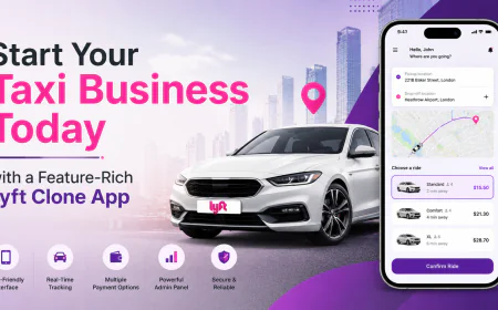 Start Your Taxi Business Today with a Feature-Rich Lyft Clone App