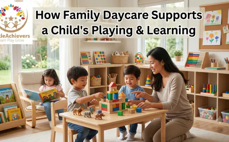 How Family Daycare Supports a Child's Playing & Learning