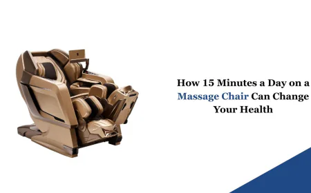 How 15 Minutes a Day on a Massage Chair Can Change Your Health