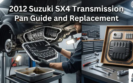 2012 Suzuki SX4 Transmission Pan Guide and Replacement