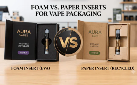 Foam vs. Paper Inserts for Vape Packaging: Cost, Weight & Logistics