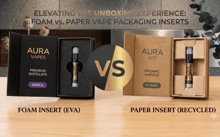 Eco-Friendly Vape Packaging: Foam vs. Paper Inserts Guide