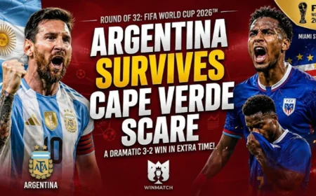 Messi and Argentina Escape Cape Verde Upset at World Cup 2026
