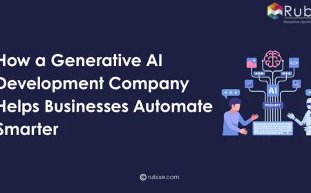 How a Generative AI Development Company Helps Businesses Automate Smarter