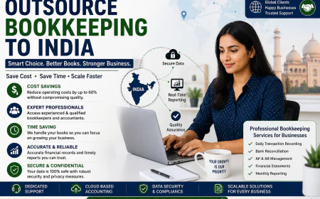Outsource Bookkeeping to India: A Complete Guide for Global Businesses