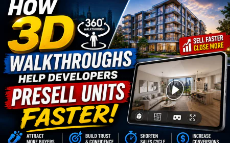 Why Real Estate Developers Now Rely on 3D Architectural Walkthrough Animation Services to Presell Units