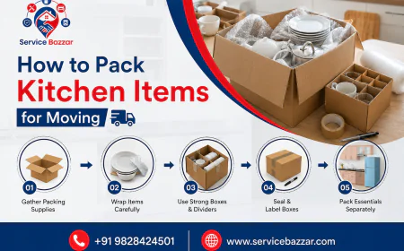 How to Pack Kitchen Items for Moving