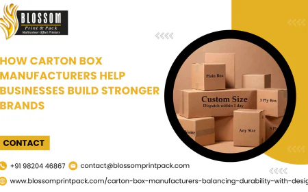 How Carton Box Manufacturers Help Businesses Build Stronger Brands