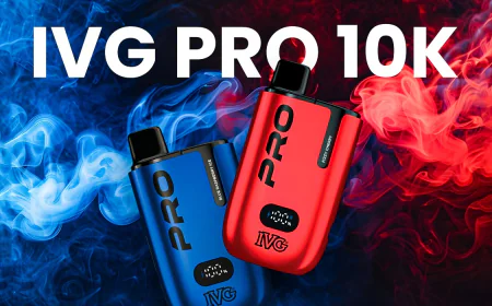 IVG Pro 10K Vape Kit Features, Usage & Smart Guide