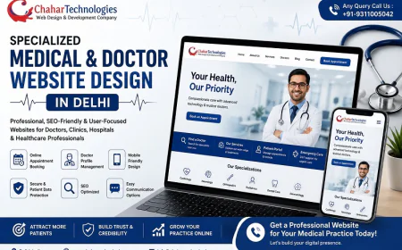 Chahar Technologies-Specialized Medical & Doctor Website Design in Delhi