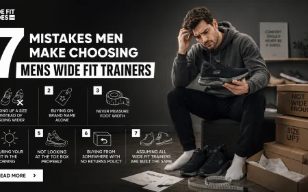 7 Mistakes Men Make Choosing Wide-Fit Trainers