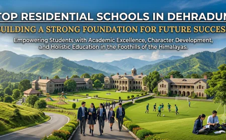 Top Residential Schools in Dehradun: Building a Strong Foundation for Future Success