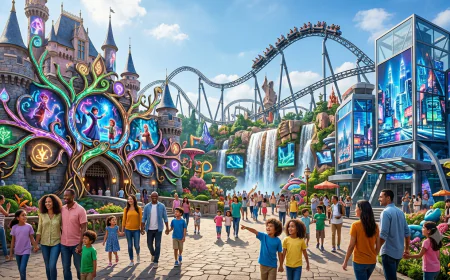 How Theme Parks Use Custom LED Displays for Immersive Attractions