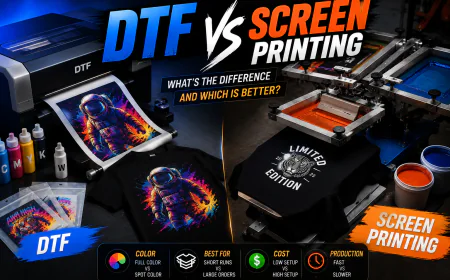 DTF vs Screen Printing: What’s the Difference and Which Is Better?