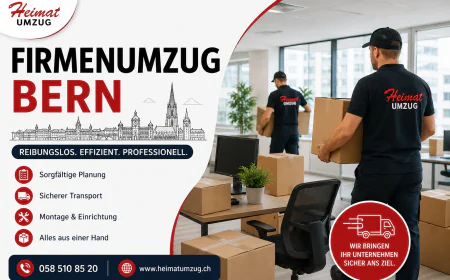 Firmenumzug Bern: Komplettlösung für Ihren Geschäftsumzug