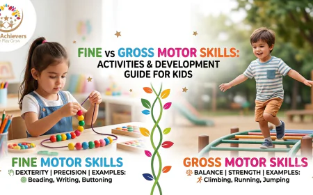 Fine vs Gross Motor Skills: Activities and Development Guide for Kids