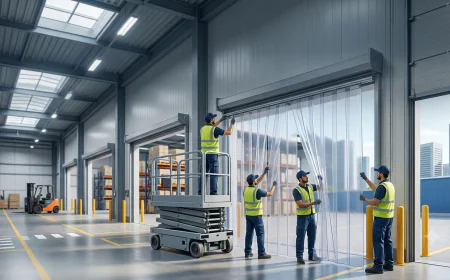 Get the Best PVC Strip Curtain Installation Services Near Me for Your Warehouse or Facility