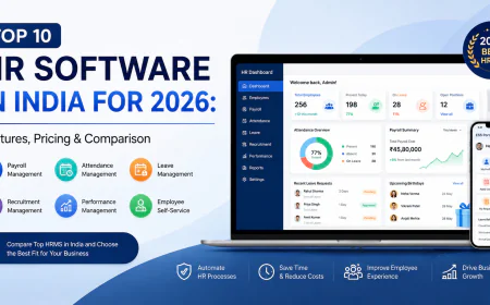 10 Best HRMS Software for Small and Medium Businesses in India (2026)