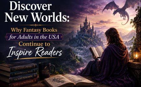 Discover New Worlds: Why Fantasy Books for Adults in the USA Continue to Inspire Readers