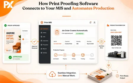 How Print Proofing Software Connects to Your MIS and Automates Production