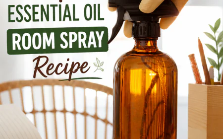 DIY Camphor Essential Oil Room Spray Recipe