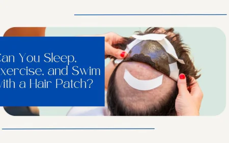 Can You Sleep, Exercise, and Swim with a Hair Patch?