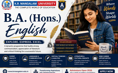 B.A. (Hons.) English: Course Details, Eligibility, Scope and Career Opportunities
