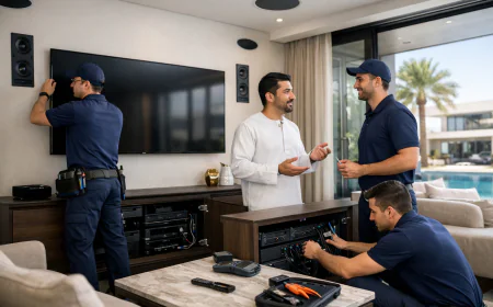 How Do Experts Install Premium AV Systems in Dubai Step by Step Guide