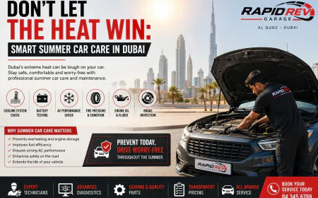 Don’t Let the Heat Win: Smart Summer Car Care in Dubai