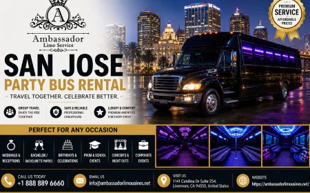 Best Party Bus Rental San Jose for Corporate and Private Events