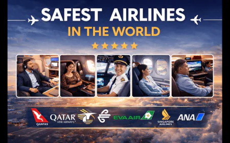 Safest Airlines in the World 2026 – Top 5 Most Reliable Airlines